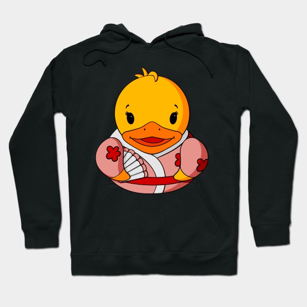 Geisha Rubber Duck Hoodie by Alisha Ober Designs